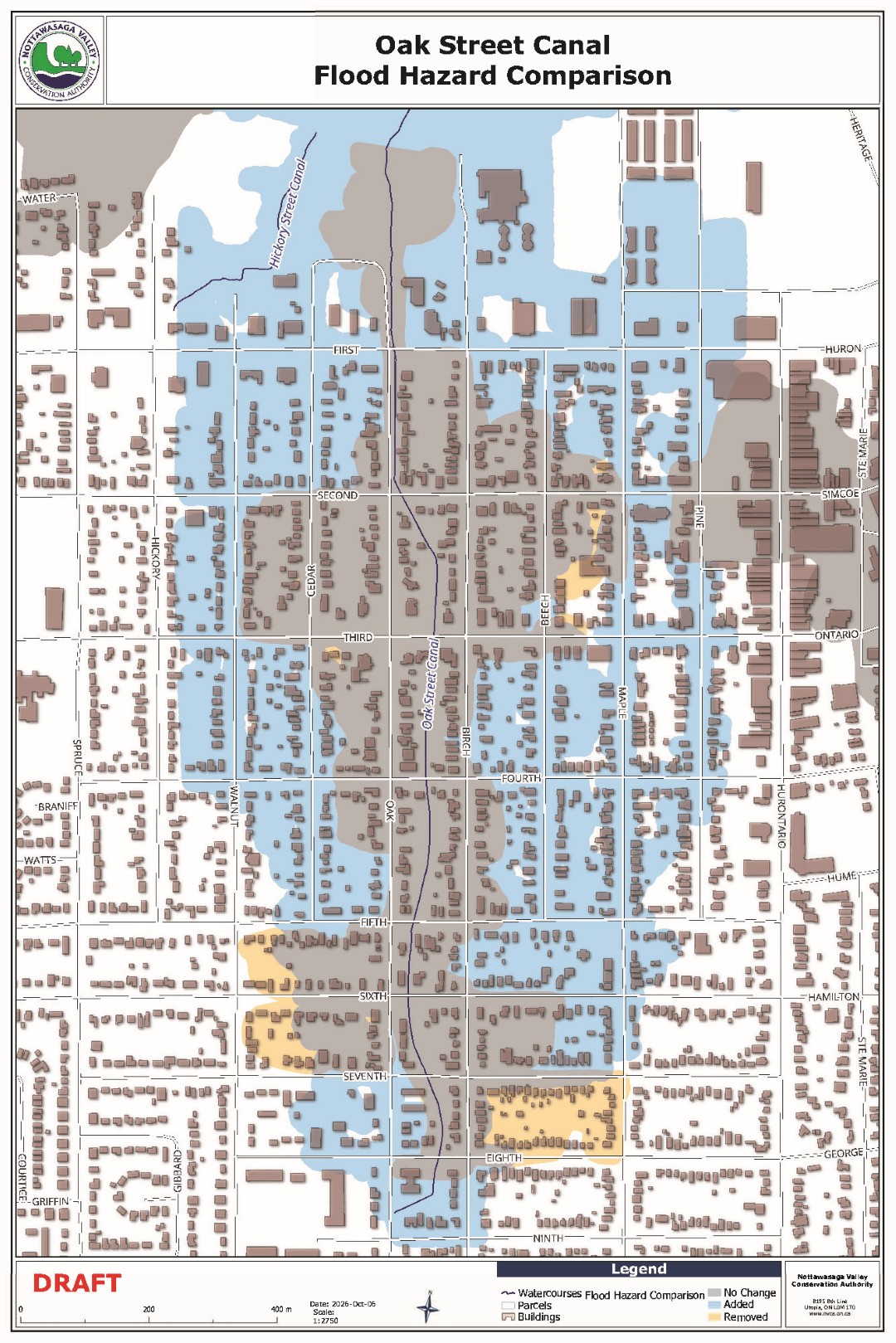 NVCA invites residents to Public Information Meeting on updates to the Oak Street Canal floodplain map on November 5