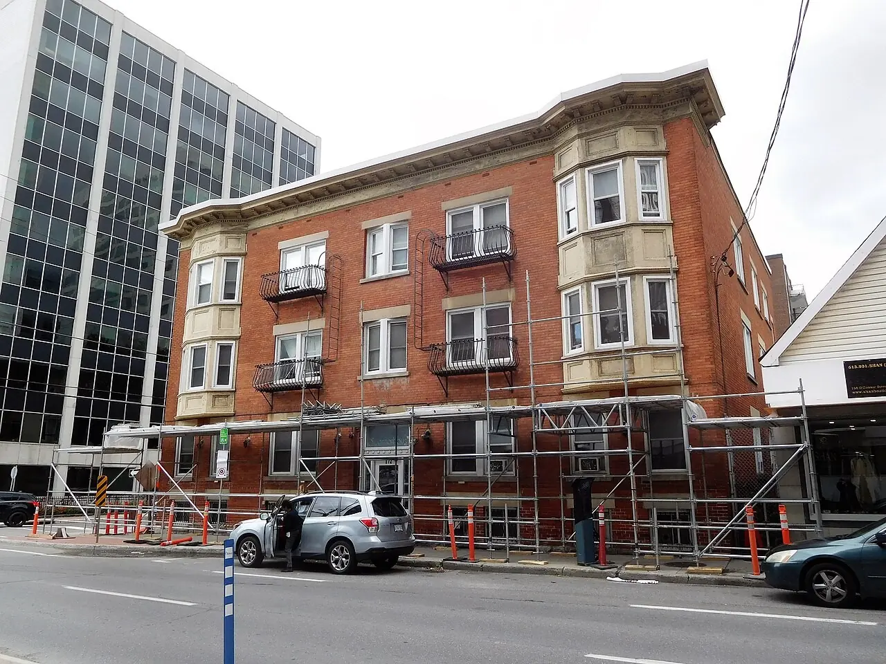 Homeless shelter building on OConnor Street in Ottawa