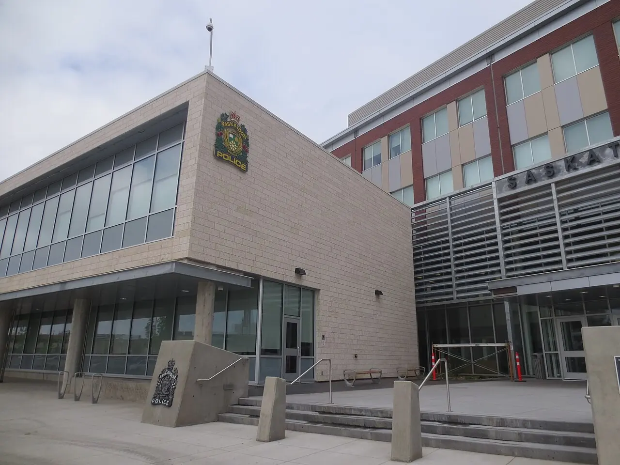 Saskatoon Police Service headquarters entrance