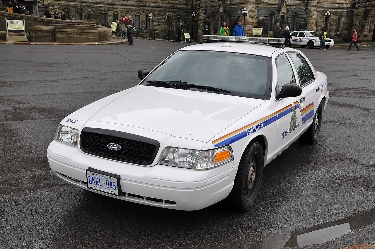 RCMP cruiser parked near Parliament Hill