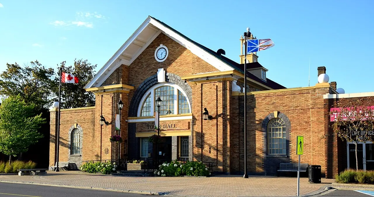 Harmsworth Hall town hall in Grand Falls-Windsor