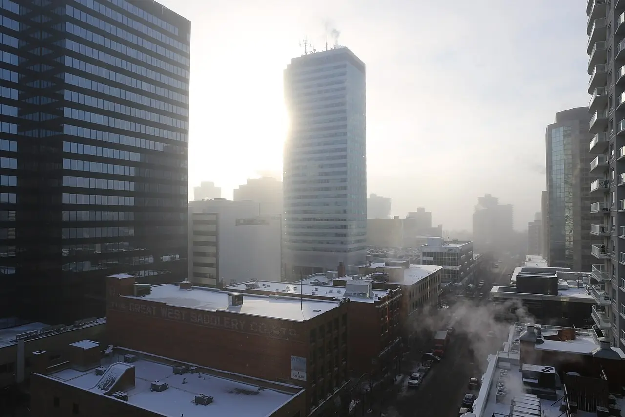 Cold day in Edmonton